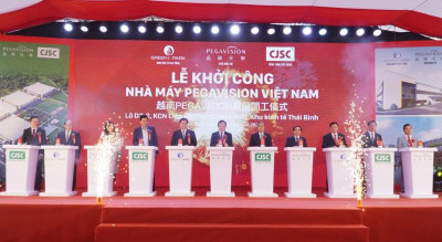  Khởi công xây dựng nhà máy thiết bị quang học y tế trị giá 200 triệu USD tại Thái Bình
