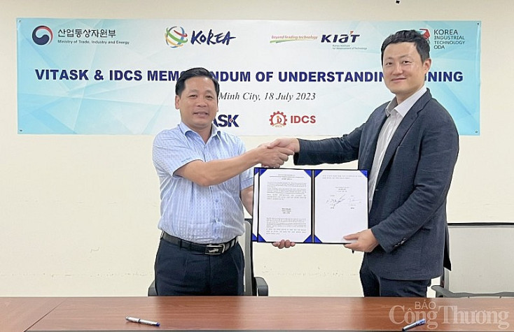 IDCS and VITASK sign cooperation to develop automobile and electrical - electronic industries in Vietnam