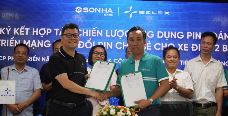 Son Ha GroupとSelex Motors、電動バイク用バッテリー交換ネットワーク開発に関する協力協定を締結