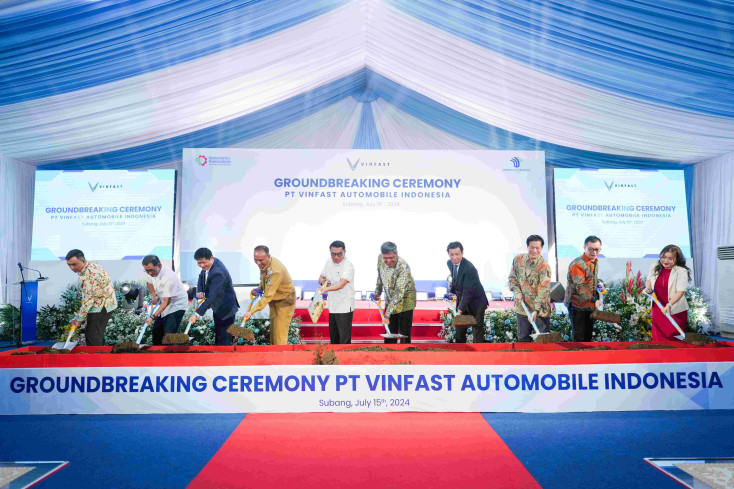 VinFast has officially held the Groundbreaking Ceremony for electric vehicle assembly plant in Indonesia