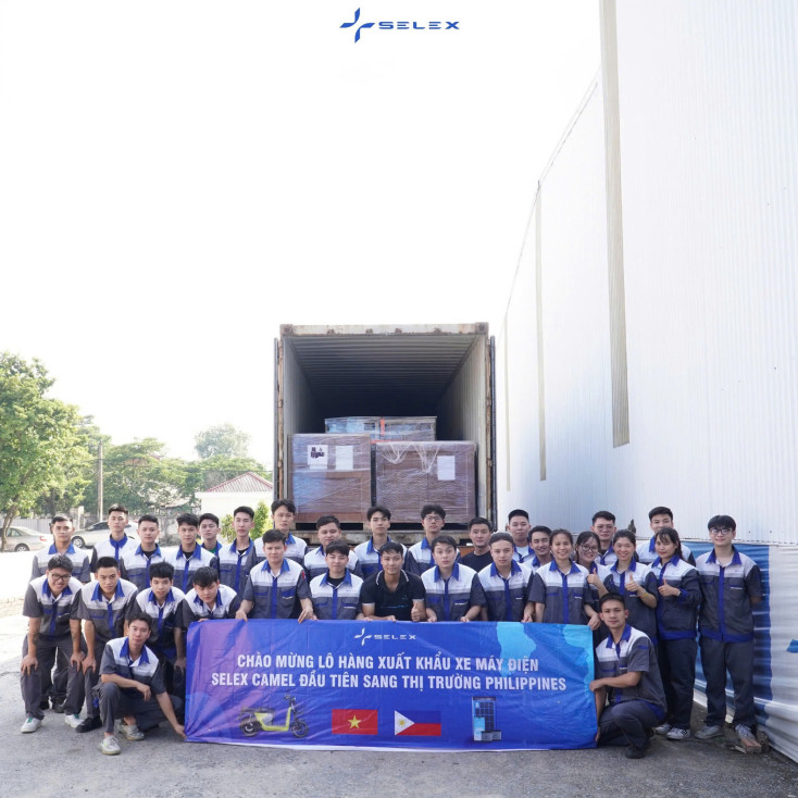 Selex Motors Vietnam officially exports electric motorcycles to the Philippines