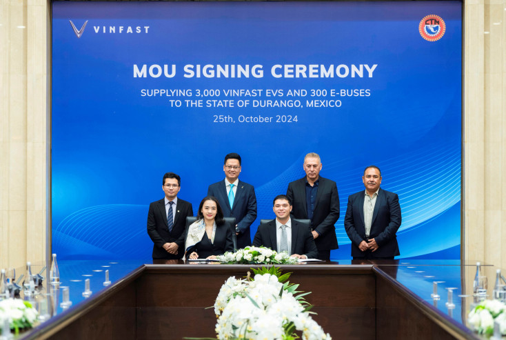 VinFast and Durango Drivers’ Union sign MOU on green public transport transformation in Mexico