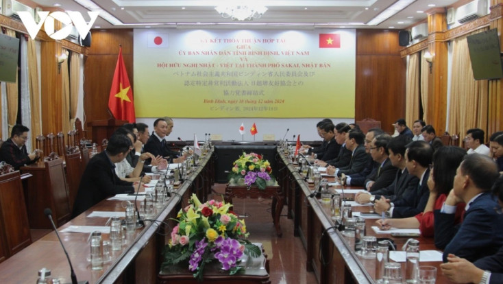 Binh Dinh collaborates with the Japan-Vietnam Friendship Association in Sakai City