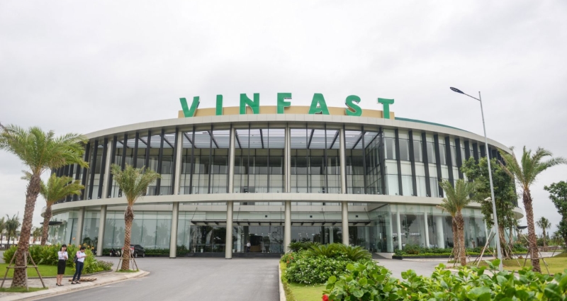 Nh&agrave; m&aacute;y sản xuất &ocirc; t&ocirc; Vinfast