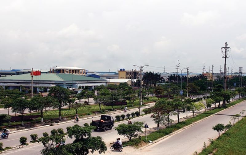Hệ thống giao th&ocirc;ng trong khu c&ocirc;ng nghiệp